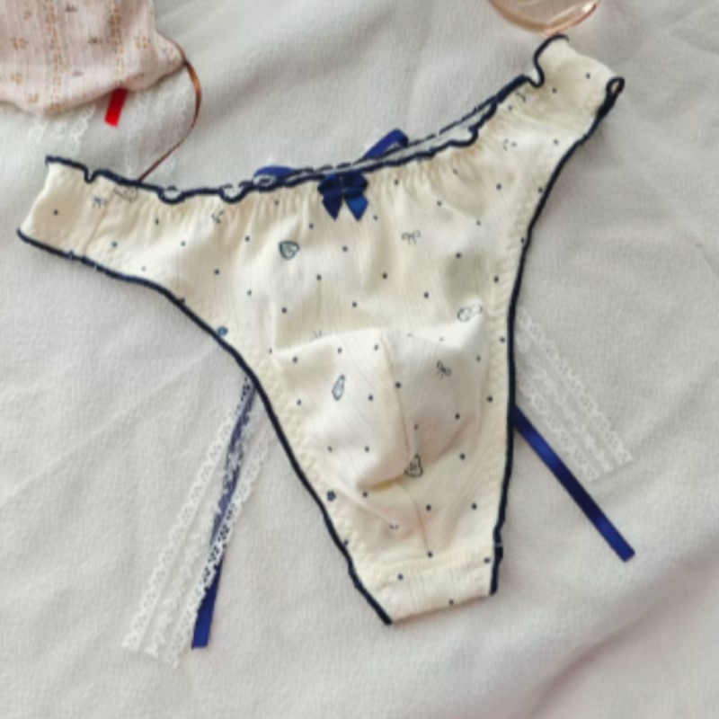 Japanese New Sweet Floral Bow  - đánh giá và giá Pouch Boxer Pouch